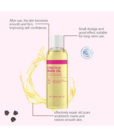 Stretch Mark Oil | Pregnancy Oils for Stretch Marks | Pregnancy Stretch Oil | 100ml Pregnant Belly Oil | Pregnant Skincare Oils | Pregnant Body Oils for Stretchy Mark Prevention - Buy Online on GoSupps.com