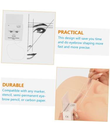 Hemoton 4pcs Eyebrow Shaping Tool Cosmetic Measuring Tools Eyebrow Mapping Tool Measuring Ruler Portable - Buy Online on GoSupps.com