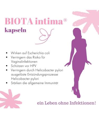 Biota Intima Capsules - Women s Vaginal Probiotics | 180 Billion KBE | Lactic Acid & Lactoferrin for Intimate Care - Buy Online on GoSupps.com