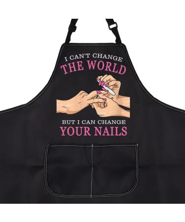 PXTIDY Waterproof Nail Tech Apron with Pockets | Best Nail Salon Gift for Manicurists | Durable Stylish & Functional - Buy Online on GoSupps.com