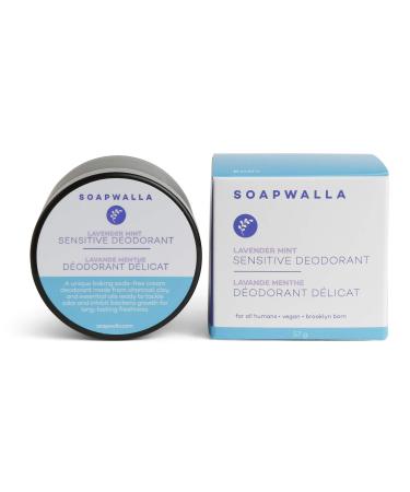 Soapwalla - Organic / Vegan Sensitive Skin Deodorant Cream (Lavender Mint  Baking Soda-Free)