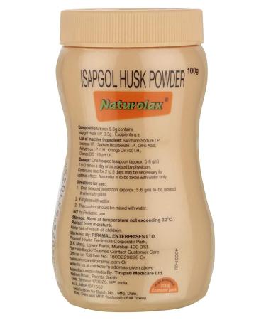 2 x Naturolax - Isapgol Husk Powder 100g (3.53oz) - Buy Online on GoSupps.com