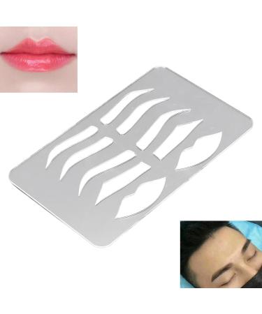  YUYTE Eyebrow Lip Stencil Eyebrow Lip Stencil Beginner Reusable Makeup Eyebrow Lip Template Microblading Supplies for Men Women Fits Eyebrow and Lip Shape for Easy Positione - Buy Online on GoSupps.com