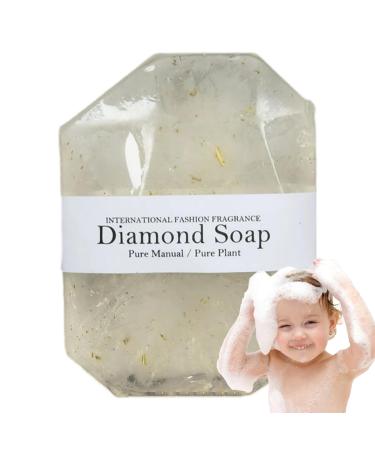 Savon fait la main en forme de pierre pr cieuse savon aux pierres pr cieuses Barres de savon faites la main avec feuille d or - Hydratant nettoyant savon parfum aide adoucir la peau