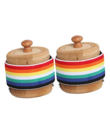 Gatuida 2-box Foot Moxibustion Box Tool Wooden Bamboo Wood Set 7x7cmx2pcs Various Colors X 2pcs