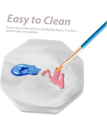  Beatifufu Nail Palette Nail Art Painting Palette Oil Painting Display Stand Nail Boards Nail Parts Plate Watercolor Oil Cake Display Boards - Buy Online on GoSupps.com