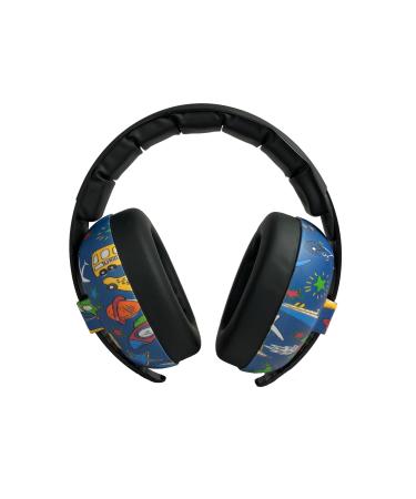 Banz Bubzee Baby Ear Defenders 0-36 Months Transport - Loud Noise Cancelling Baby Headphones & Toddler Ear Muffs Size Adjustable Multicoloured