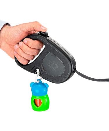 Ferplast Flippy One Dog Leash - Extendable Roller Leash for Large Dogs up to 50 kg | 5m Black Belt with Individual Locking Button - Buy Online on GoSupps.com