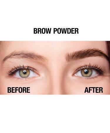 Palladio Soft Brown Brow Powder - Natural Eyebrow Makeup with Jojoba Oil & Shea Butter | Compact Travel Size + Brush Included - Buy Online on GoSupps.com