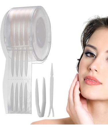 Droopy Eyelid Lifter | Double Eyelid Tape Invisible - Natural Invisible Eyelid Texture Bionic Fiber Design Strong Stickiness for Makeup Dancing Reticulated Olive - Buy Online on GoSupps.com