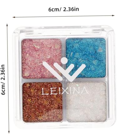 FOMIYES 10 Pcs Glitter Eye Makeup Eyeshadow Eye Glitter Makeup Glitter for Eyes Eye Shadows Glitter Makeup Assorted Colorx5pcs 6.00X6.00X1.00CMx5pcs - Buy Online on GoSupps.com