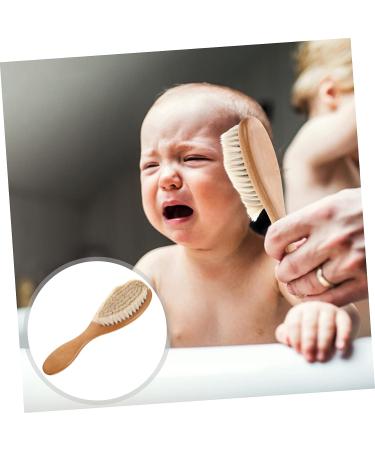 KOMBIUDA Soft Bristle Toddler Shampoo Bath Brush - Gentle Grooming for Children - Infant Scalp Massaging - Perfect Gift for Newborns - Buy Online on GoSupps.com