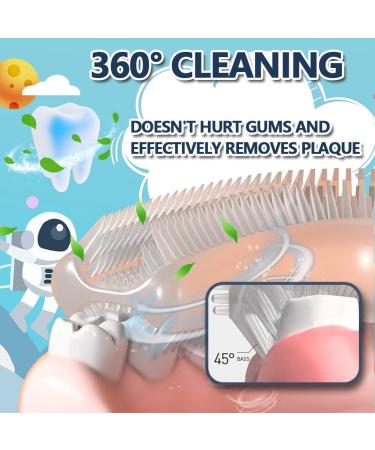 Ultrasonic Kids Electric Toothbrush - 6 Modes, 2 Brush Heads, IPX7 Waterproof, Automatic Toothbrush for 2-7 Year Olds - Blue | Ideal Birthday Gift - Buy Online on GoSupps.com
