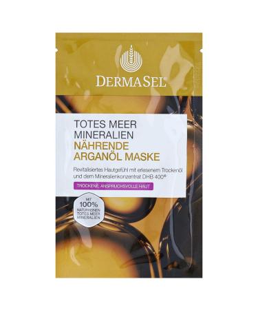 DermaSel Dead Sea Nourishing Argan Oil Mask 12 ml