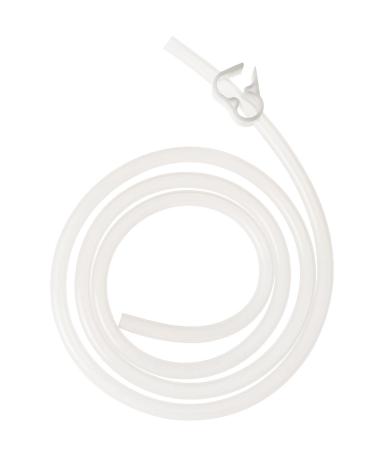 PureLife Enema Silicone Enema Tubing with Clinch Clamp - Medical Grade - Fits Only Purelife Enema Kits -5/16 ID x 5 Feet - Non Kinking - BPA Free