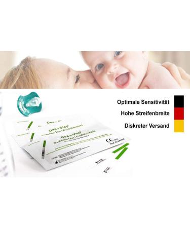 50 x One+Step Ovulation Tests (30 miu/ml) - Accurate Detection of Fertile Days for Women with High Hormone Levels - International Shipping Available - Buy Online on GoSupps.com