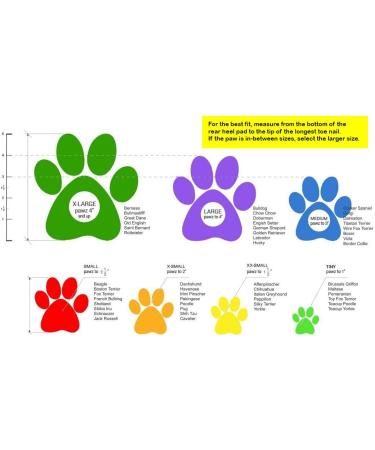 PawZ Rubber Dog Boots - Waterproof Snow Booties for Dogs - 12 Pack Small Black Dog Shoes - Buy Online on GoSupps.com