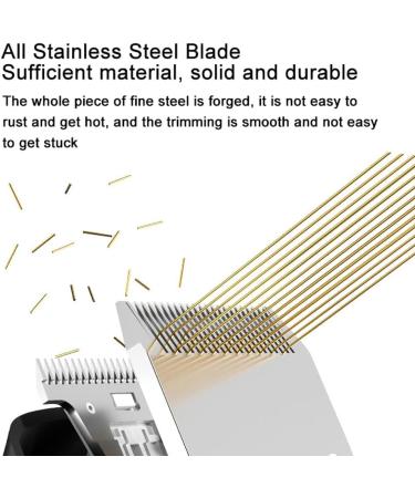 JUCI Family Hair Salon Professional Rechargeable Hair Clipper - Dual-Purpose & LCD Display (White) - Best International Shipping - Buy Online on GoSupps.com