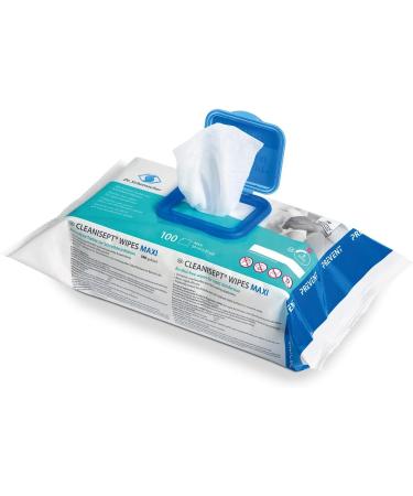 CLEANISEPT WIPES MAXI | Alcohol-Free Disinfectant Wipes | 100-Pack Flowpack | International Shipping Available - Buy Online on GoSupps.com