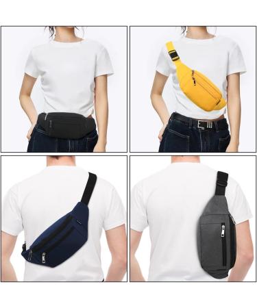 Bawnbag Waterproof Belt Pocket Hip Bag - Outdoor Cell Phone Bag for Men & Women Ideal for Camping Hiking Running & Fitness (Black) - Buy Online on GoSupps.com