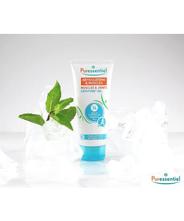 Puressentiel Muscles & Joints Cryo Pure Gel - Instant Relief with 100% Natural Ingredients - 2.7 fl oz - Buy Online on GoSupps.com