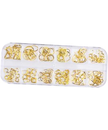 Abaodam 3 Boxes Nail Tools Nail Art Decoration Rose Gold Decorations Manicure Tools Manicure Decoration Diy Nail Accessories Nail Art Ornaments Decorate Nail Drill Rivet 3d Metal - Buy Online on GoSupps.com