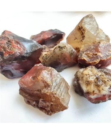 Natural 200g Natural Onyx Stone Rough Carnelian Raw Stone Crystal Red Agate Specimens ningxiao - Buy Online on GoSupps.com
