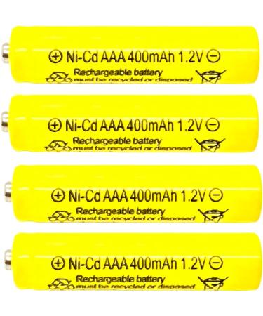 Buy 400mAh AAA NiCd 1.2V Rechargeable Batteries for Solar Garden Lights Pack of 12 - Buy Online on GoSupps.com