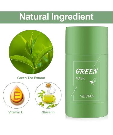 Green Tea & Eggplant Purifying Clay Mask - Deep Cleansing & Oil Control for All Skin Types - Buy Online on GoSupps.com
