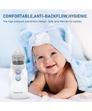 Nasal Aspirator for Babies - 2 PCS Baby Nose Sucker with Adjustable Suction Levels - Essential Baby Stuff for Newborns - Nose and Ear Gadget for Effective Relief - Buy Online on GoSupps.com