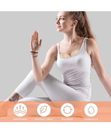 Horoper 2-Pack Reusable Castor Oil Breast Pads - Washable Nursing Inserts for Breastfeeding & Discharge Relief - Buy Online on GoSupps.com