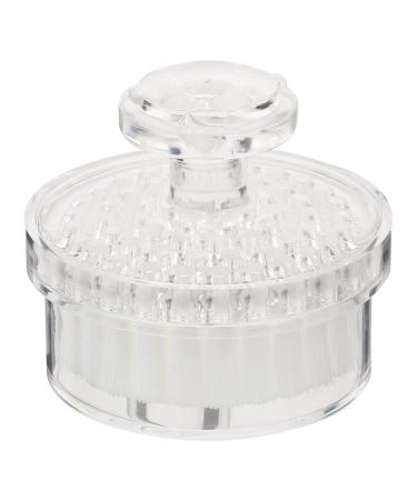 Cleansing Brush Face Scrubber Brush Face Face Brush Face Exfoliator Brush Facial Makeup Removal Brush Face Cleaning Quick Dry Cleaning Kit Pp White