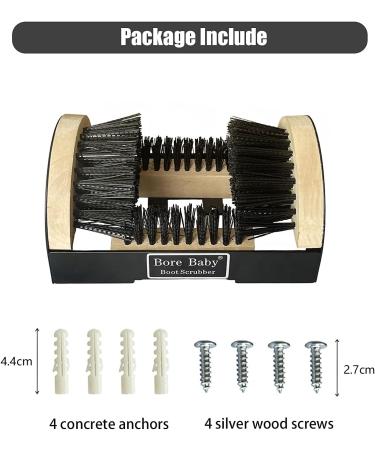 Bore Baby Boot Scrubber - Heavy Duty Outdoor Boot Scraper & Mud Cleaner - Buy Online on GoSupps.com