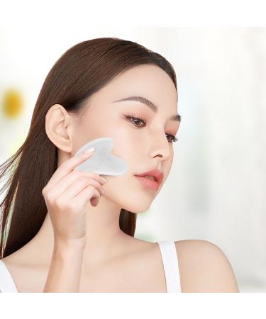 100% Natural Heart Shape Gua Sha Stones - Jade Massage Tool for Face Eyes & Neck | Skin Care & Relaxation - Buy Online on GoSupps.com