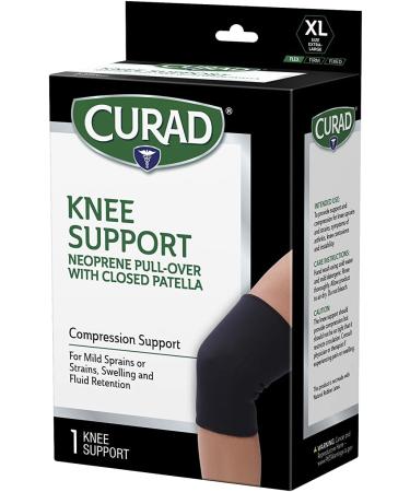 Buy Medline Curad X-Large Knee Support | Neoprene Closed Patella | International Shipping Available - Buy Online on GoSupps.com