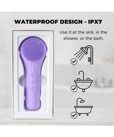 Lumiglow Facial Cleanser Lumiglow Facial Cleanser Set Electric Face Washing Brush Waterproof Rechargeable Silicone Face Washing Brush 5 Adjustable Speeds Pink - Buy Online on GoSupps.com