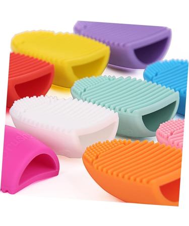 Ipetboom Makeup Brush Cleanser Makeup Sponge Cleaner Glass Nasal Spray Silicone Brush Cleaner Makeup Egg Silicone Cosmetic Brush Egg Cosmetic Clean Tools Detergent Make up Washboard Travel medium Black - Buy Online on GoSupps.com
