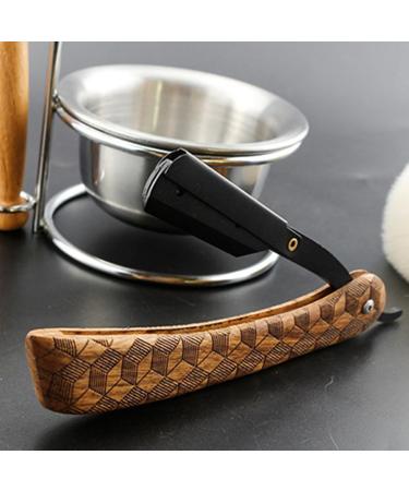 Doitool Professional Portable Razor | Rustproof Steel & Wooden Handle - Ideal for Men s Shaving & Hairdressing - Buy Online on GoSupps.com