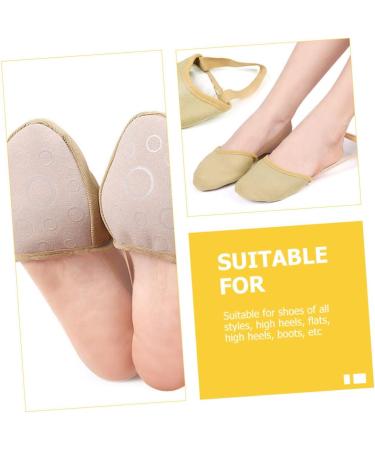 Shop Mobestech 3 Pairs Yoga Toe Protector Half Palm Socks for Women - Comfortable Nylon Design for Enhanced Performance - Buy Online on GoSupps.com