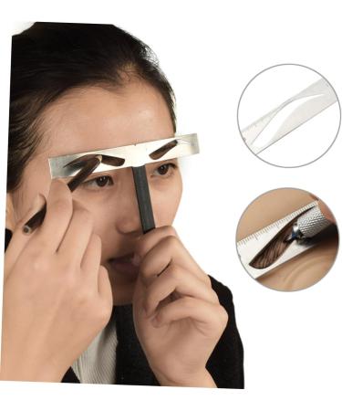 FOMIYES 1pc Eyebrow Shaper Kit Women s Suits Eyebrow Ruler Eyebrow Stencil Set Calipers Stainless Steel Miss Size 1 As Shown - Buy Online on GoSupps.com