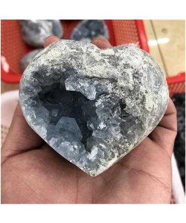 Natural Crystal Rough Home Decor Natural Celestite geode Quartz Cluster Specimen Blue Spar Hole Geode Gemstone Soothing Crystal Household Natural Stones (Size : 1250-1500g) - Buy Online on GoSupps.com