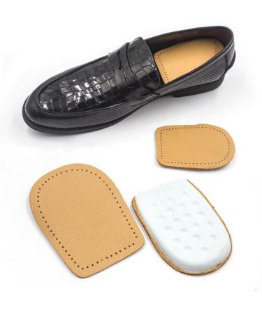 Height Increasing Insoles for Men & Women - 2 Pair Elevator Shoe Pads - Comfortable Latex Leather Inserts - Boost Your Height with Style - Buy Online on GoSupps.com