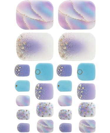 22 Sheets Toe Stickers Full Wraps Toenail Polish Strips for Women Strips Self Adhesive Decals Toe Stickers Full Wraps for Women Art Toe Polish Stickers Full Style Fh13 - Buy Online on GoSupps.com