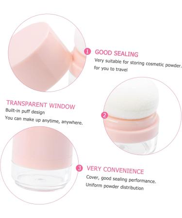 Beavorty Box Compact makeup storage case Portable Loose Powder Storage Case travel pack beauty tools - Buy Online on GoSupps.com