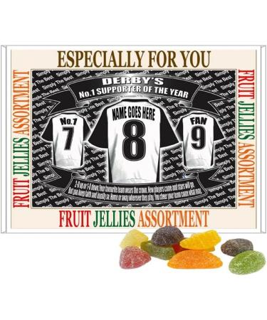 Derby Football Shirt Personalised Gift Boxed Sweets - Buy Online on GoSupps.com