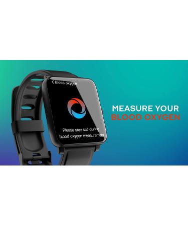 3Plus Smart Watch with Fitness Tracker, Heart Rate & Blood Oxygen Monitor, Sleep Monitor, Waterproof, HD Color Touchscreen - Compatible with iPhone & Android, Vibe Lite-Black - Buy Online on GoSupps.com