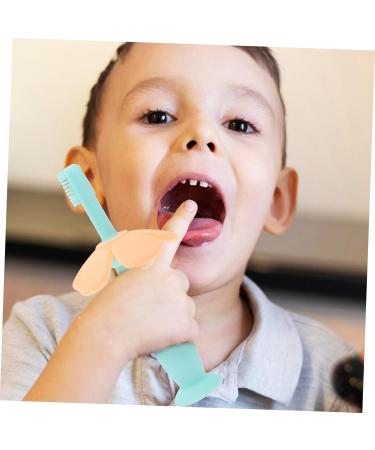 Frcolor 3-Pack Silicone Toothbrushes for Children - Baby Training Oral Care with Clean Sound Wall - Buy Online on GoSupps.com