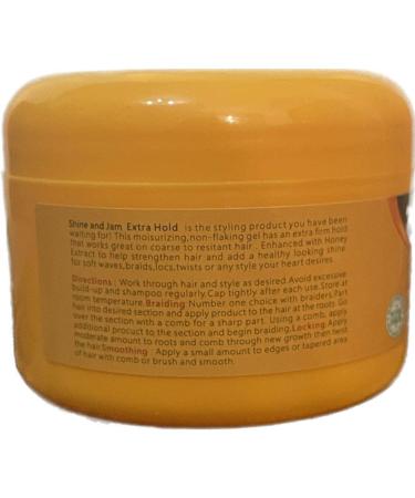 Shine N Jam Conditioning Gel Extra Hold 4oz - Ultimate Styling Control - Buy Online on GoSupps.com