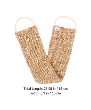 Lurrose 2pcs Ramie Jute Body Scrubber Belt - Exfoliating Back Scrubber for Bath Shower - Home Travel SPA Essential - Buy Online on GoSupps.com