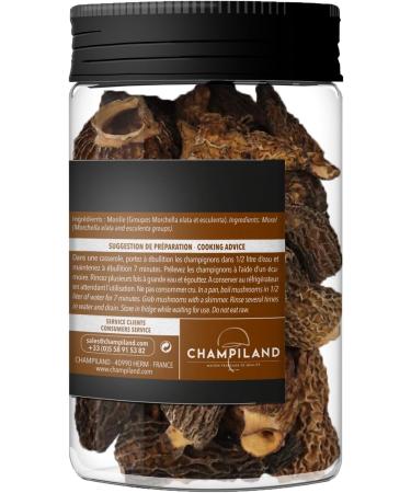 Champiland - Special Dried Morel - Selected Wild Mushrooms - Hand Sorted in South West France - Exceptional Flavor - High in - Buy Online on GoSupps.com